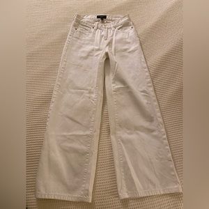Banana Republic White Wide Leg Jean